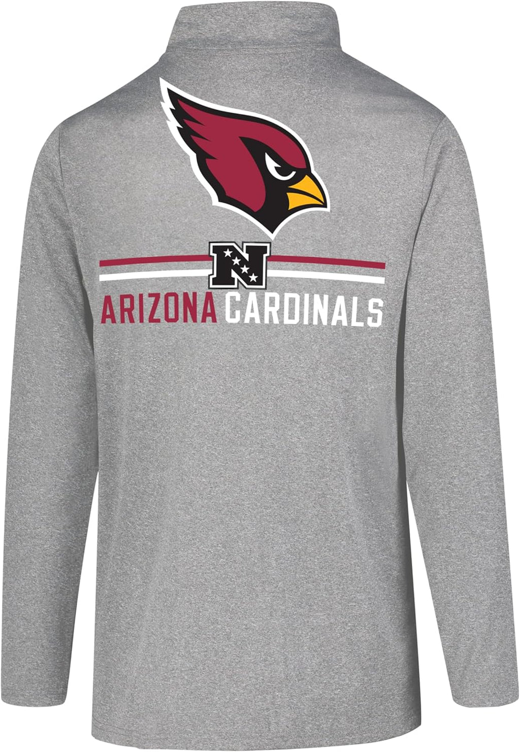Men'S NFL Official Super Soft Quarter Zip Long Sleeve T-Shirt