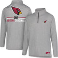 Men'S NFL Official Super Soft Quarter Zip Long Sleeve T-Shirt